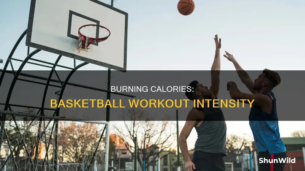 how many calories for basketball 1hr 30mins