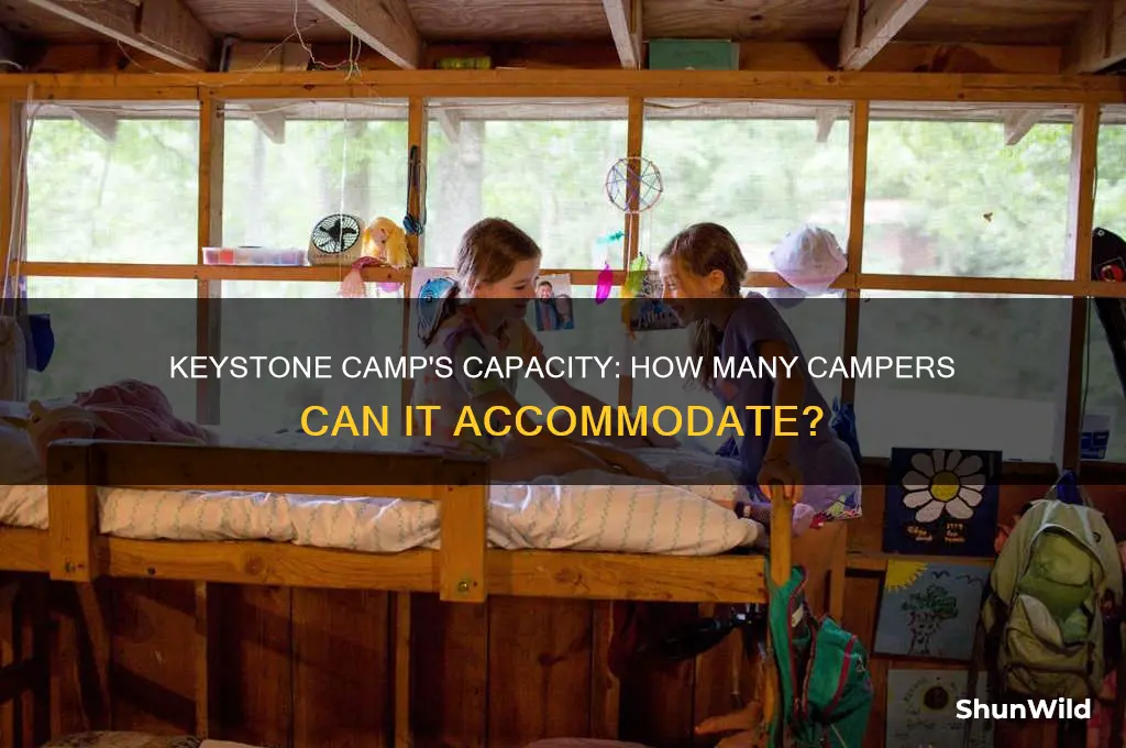 how many campers keystone camp