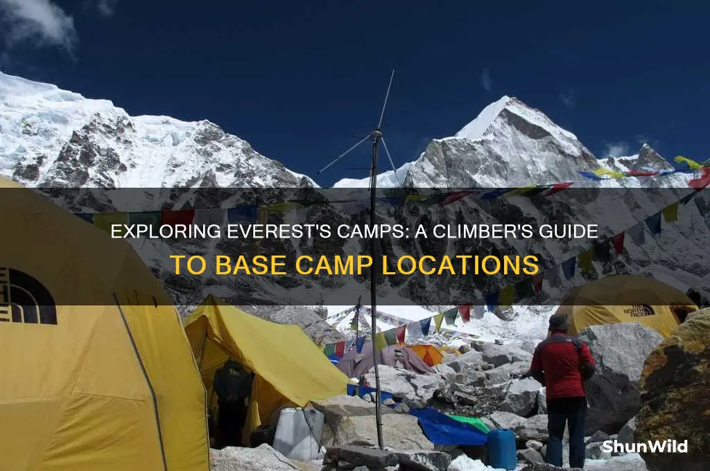 how many camps at everest
