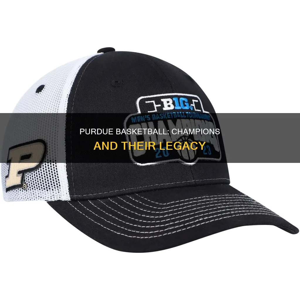 how many champions has purdue basketball won