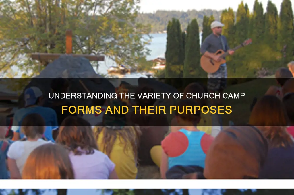 how many church camp form