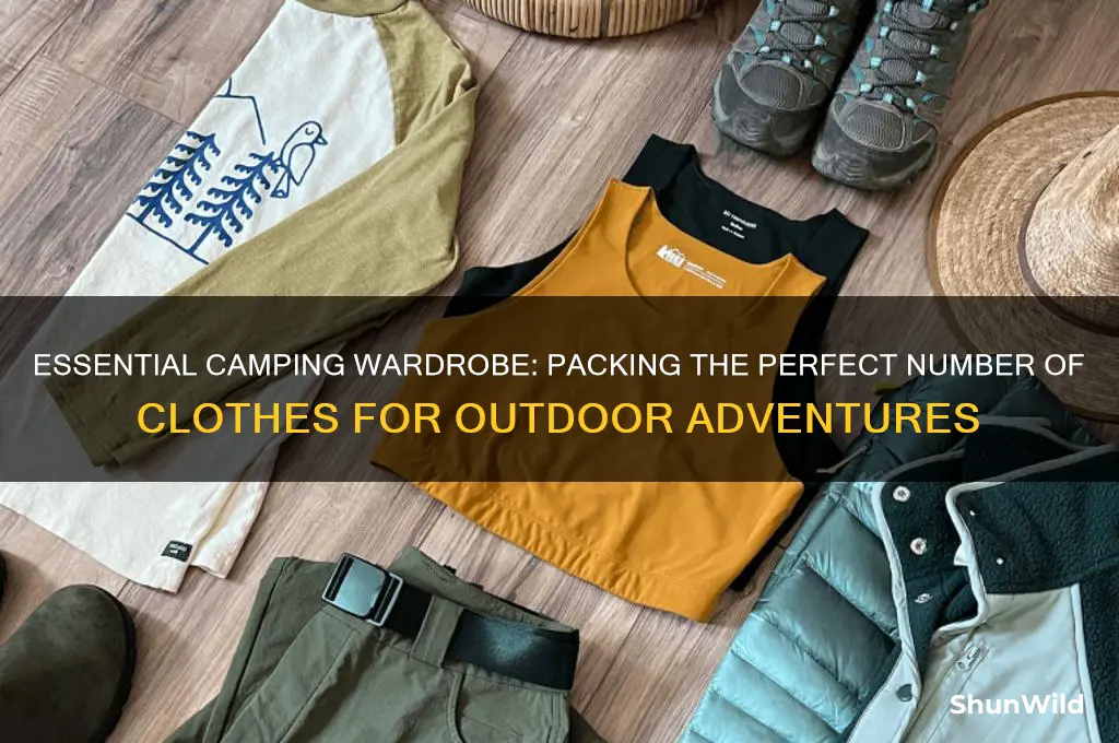 how many clothes camping