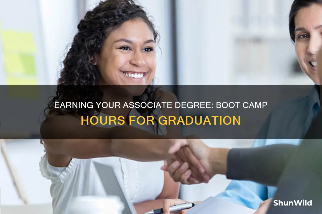how many college hours to graduate associates boot camp