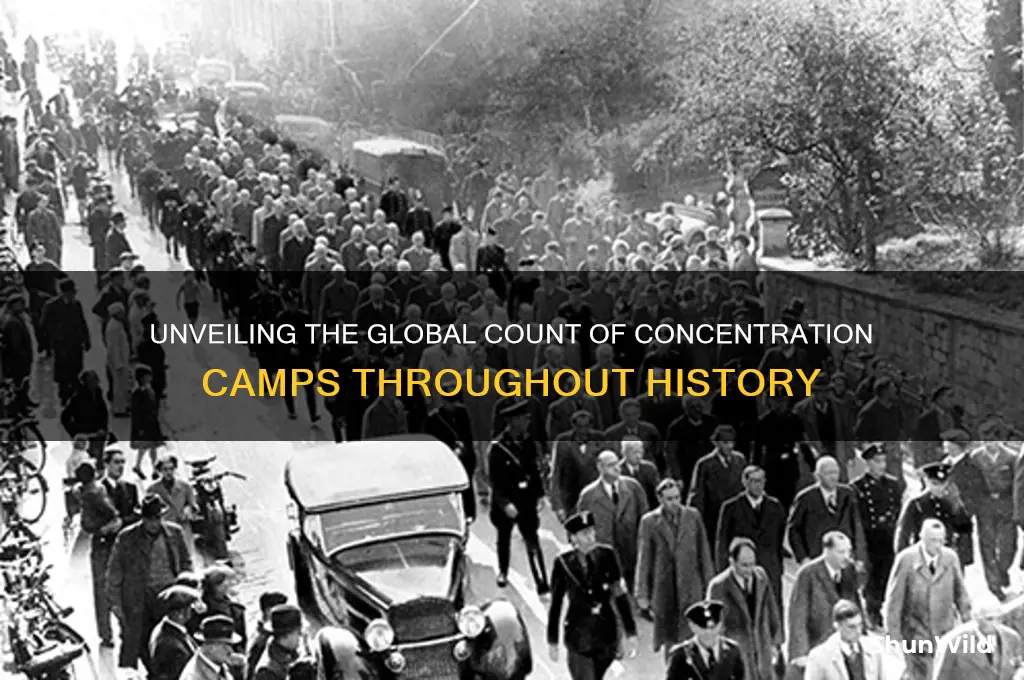 how many concentration camps are there tottal