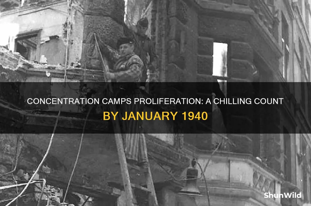 how many concentration camps by january 1940