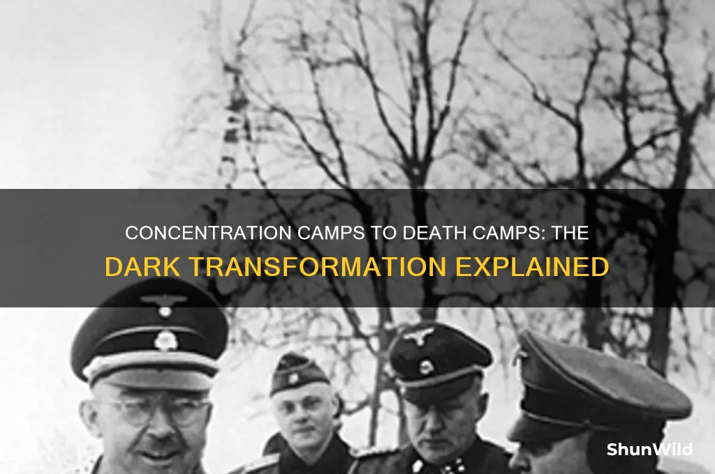 how many concentration camps were converted to death camps