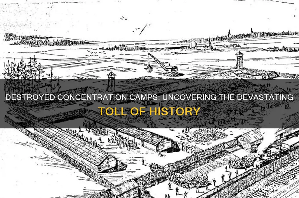 how many concentration camps were destroyed