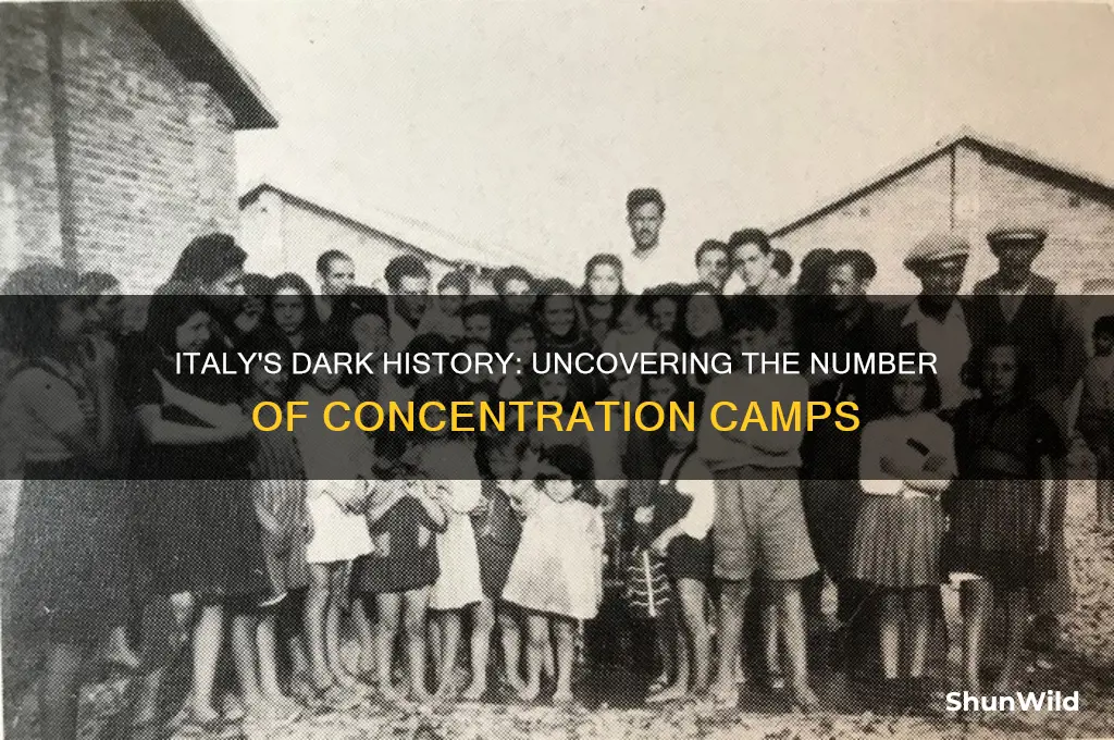 how many concentration camps were there in italy