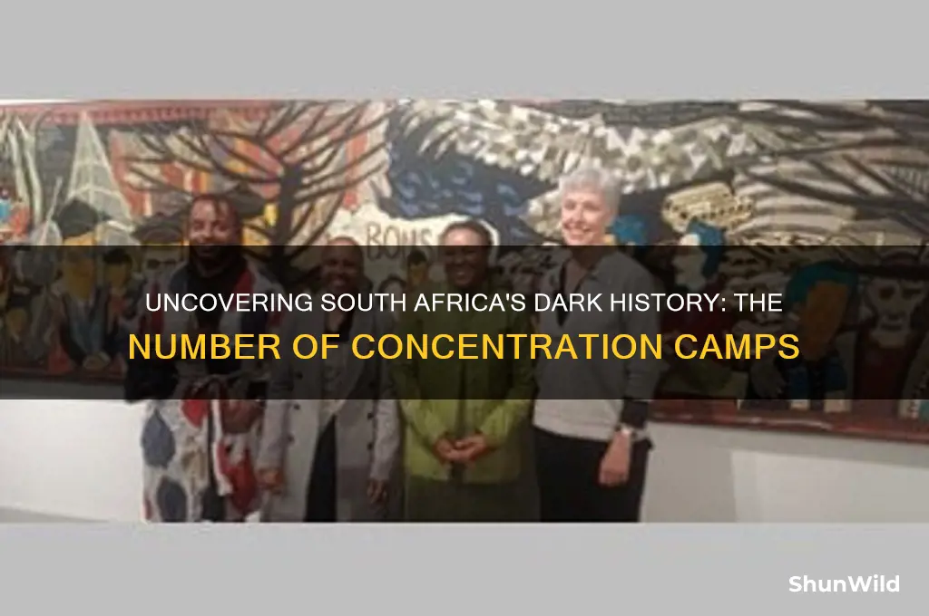how many concentration camps were there in south africa