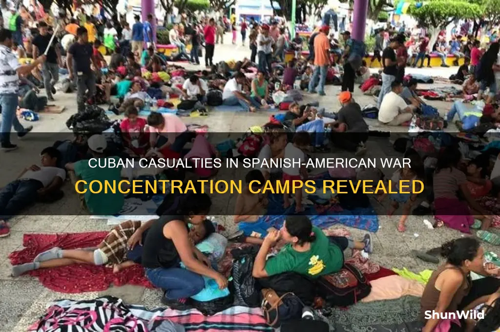 how many cubans died in concentration camps