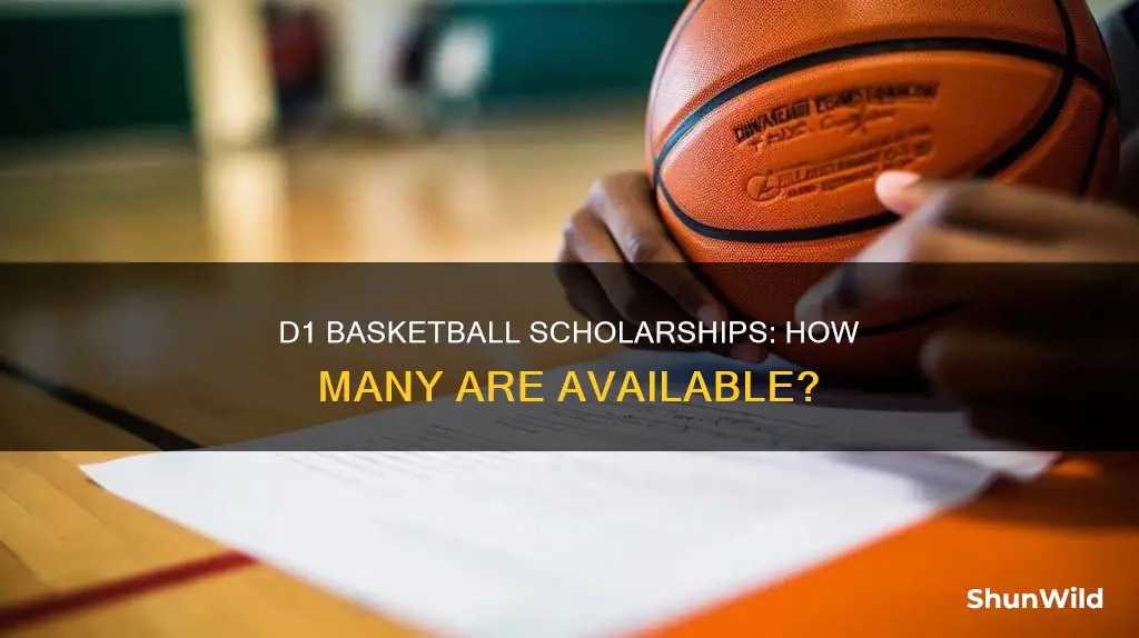 how many d1 basketball scholarships