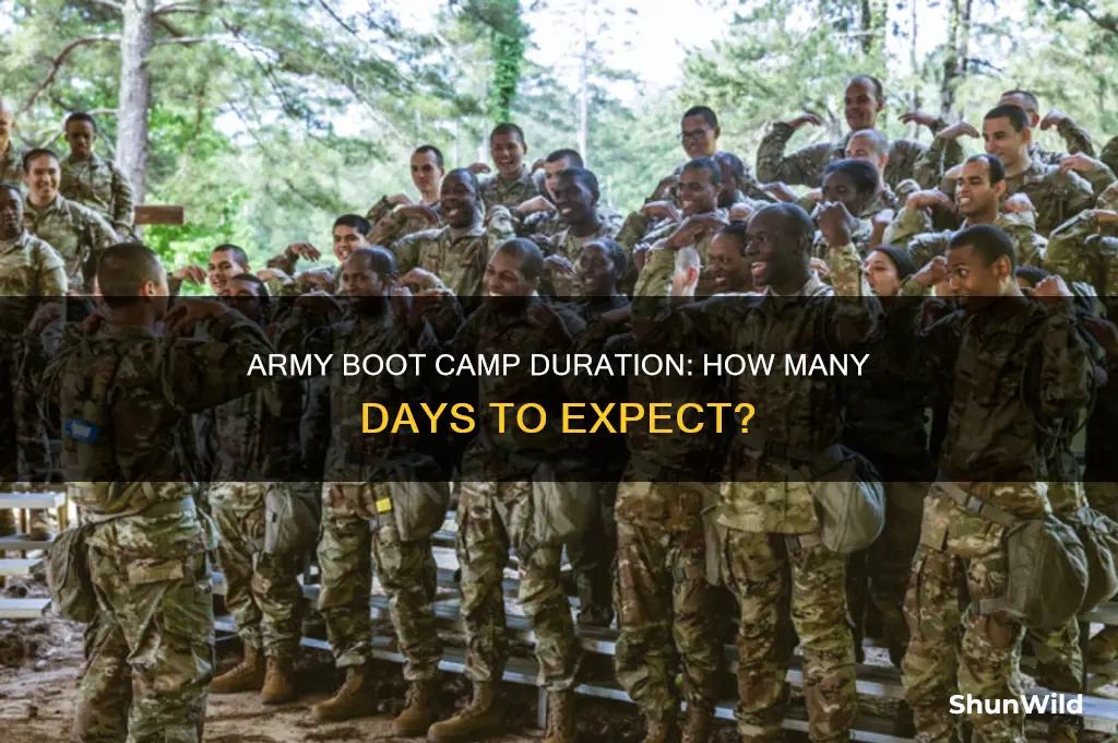 how many days is army boot camp