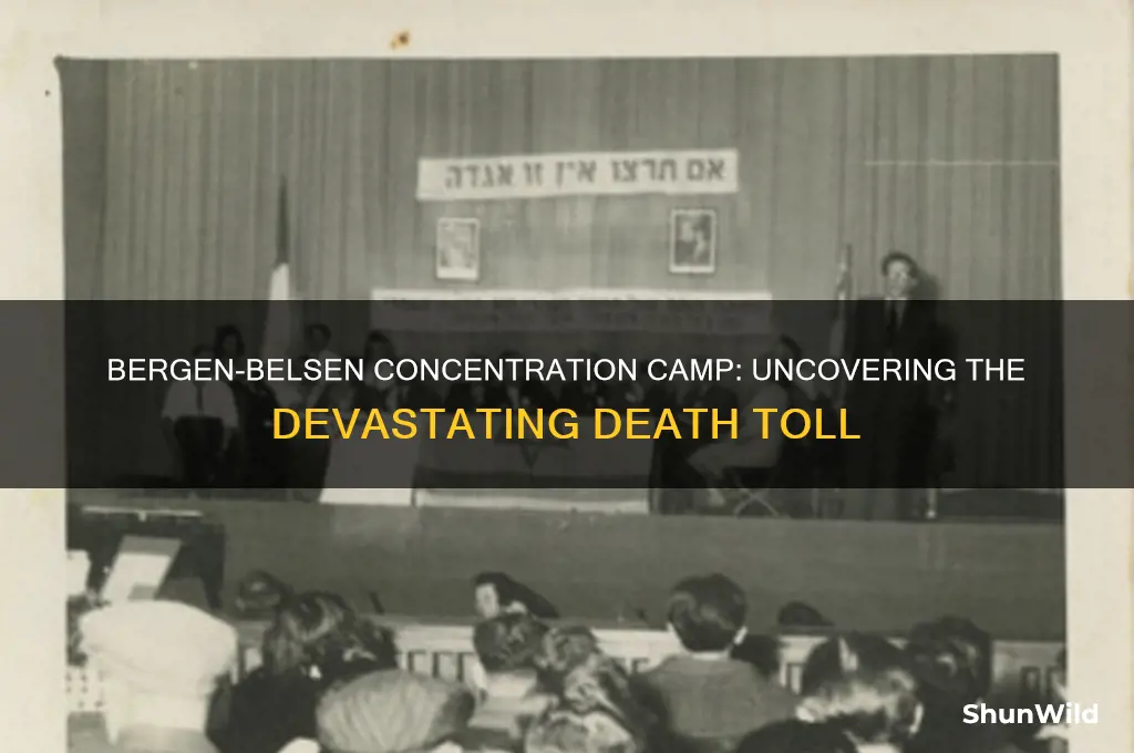 how many died in bergen belsen concentration camp