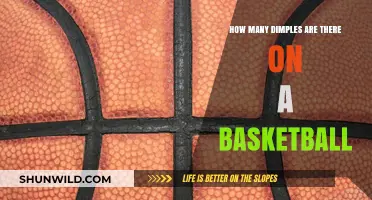 Dimples on a Basketball: How Many and Why?