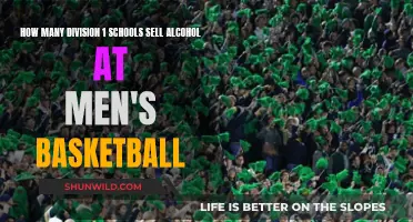 Which Division 1 Schools Serve Alcohol at Basketball Games?