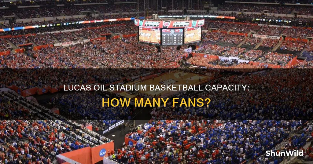 how many does lucas oil stadium seat for basketball