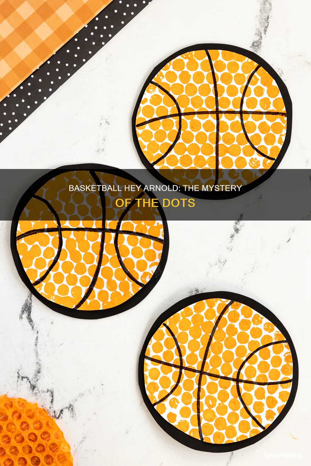 how many dots are on a basketball hey arnold