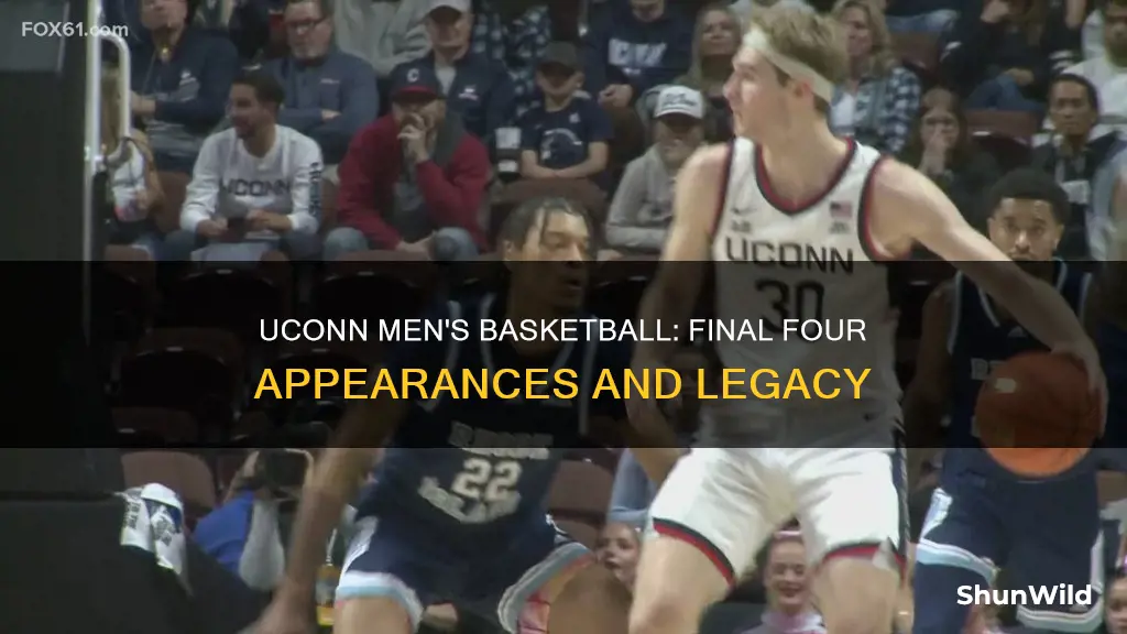 how many final fours has uconn men