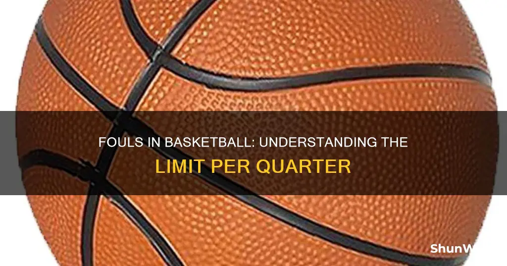 how many fouls per quarter in basketball