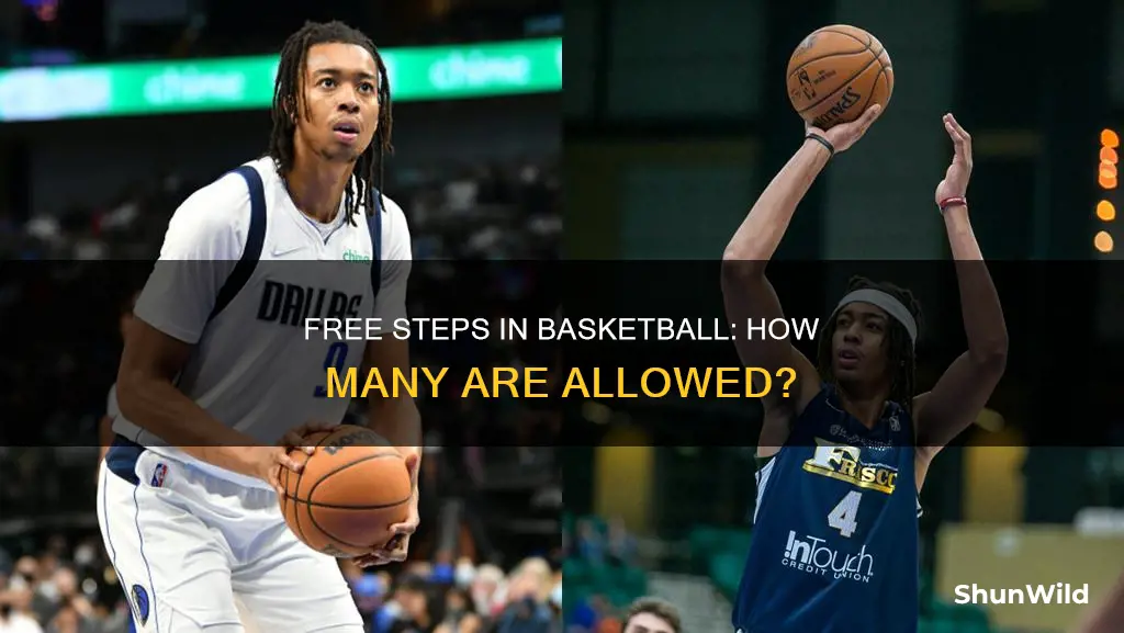 how many free steps in basketball
