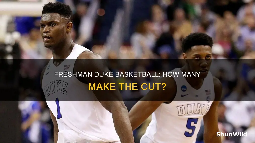 how many freshman duke basketball