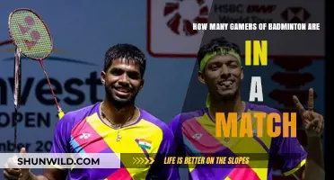 Badminton Match: How Many Players?