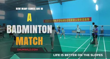 Badminton Match Games: How Many?