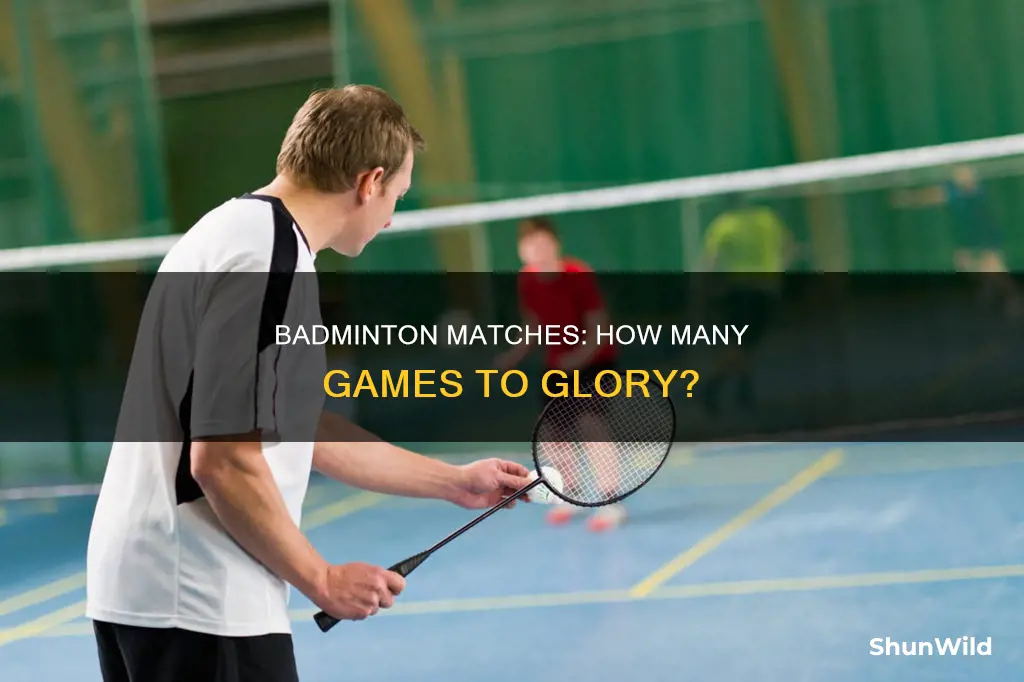 how many games in badminton are possible