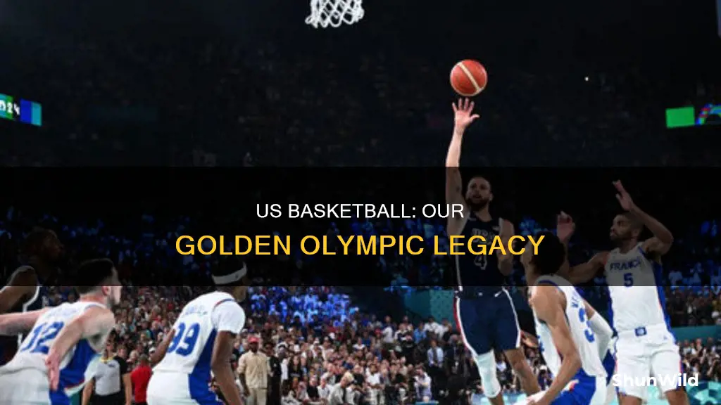 how many gold olympic the basketball of us have