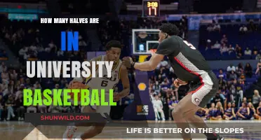 University Basketball's Halves: How Many?