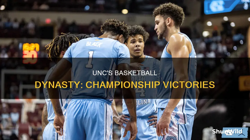 how many has unc won in basketball