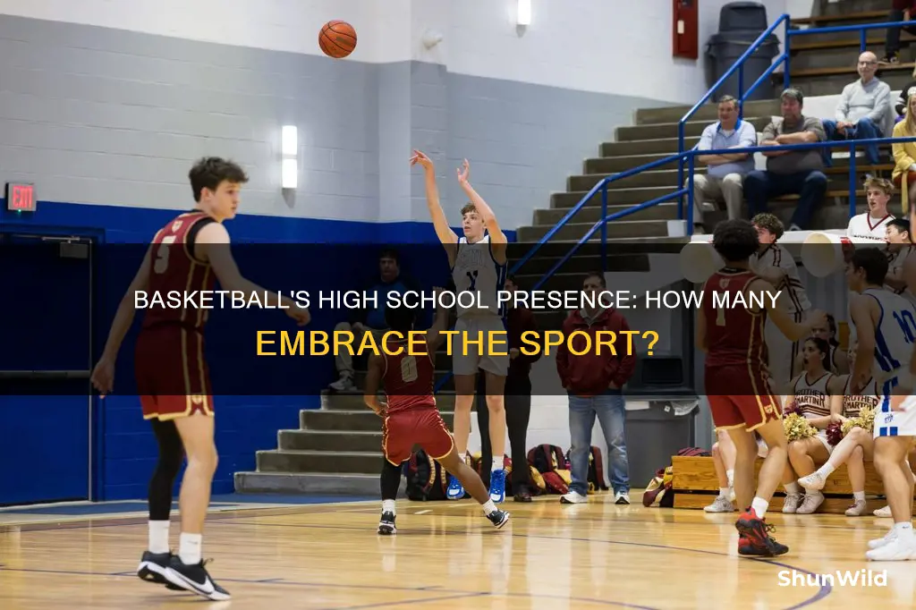 how many high schools have basketball