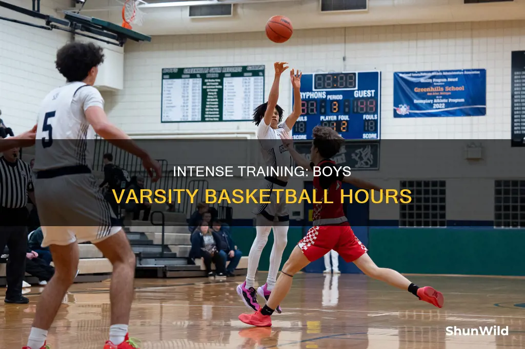 how many hours does a boys varsity basketball