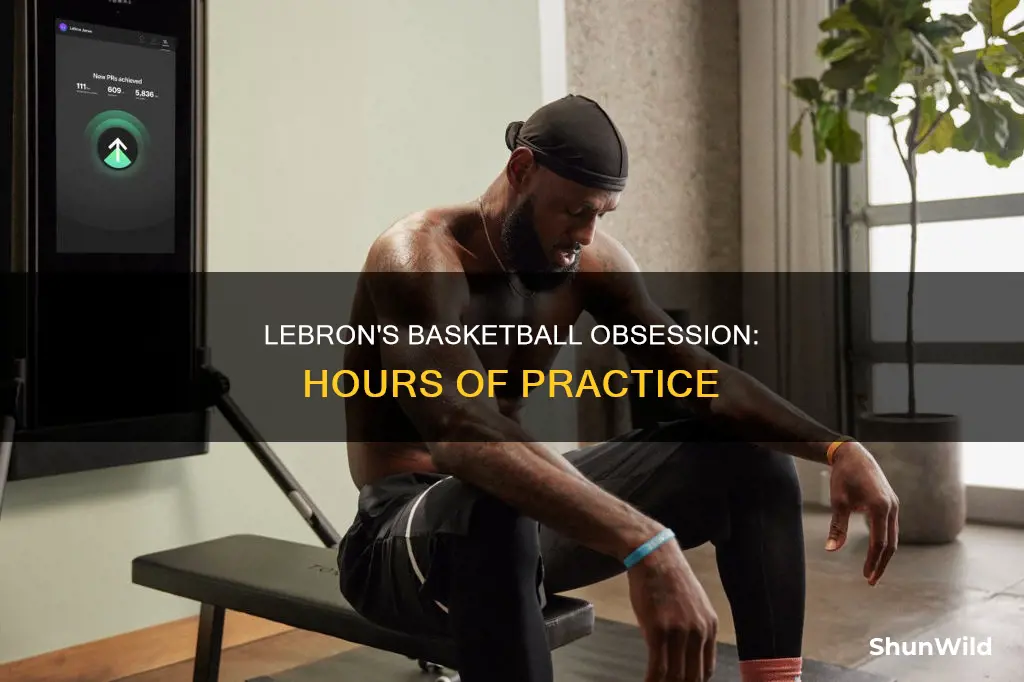 how many hours has lebron practiced basketball