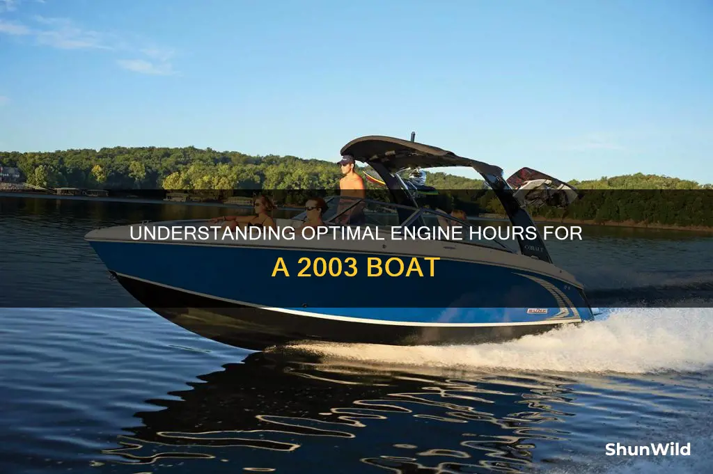 how many hours is good for a 2003 boat