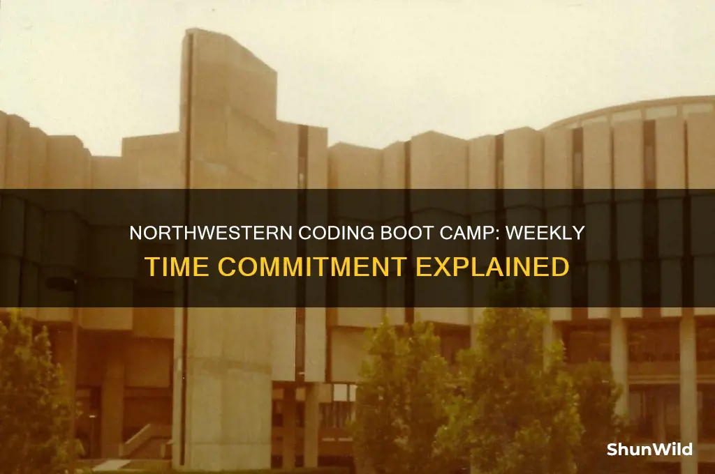 how many hours per week for northwestern coding boot camp