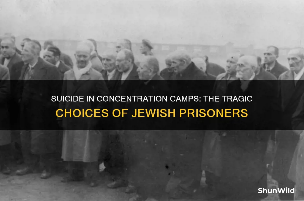 how many jews comitted sucide in concentration camps