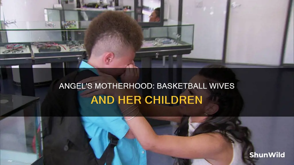 how many kids does angel from basketball wives have