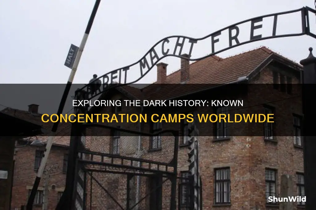 how many known consentration camps