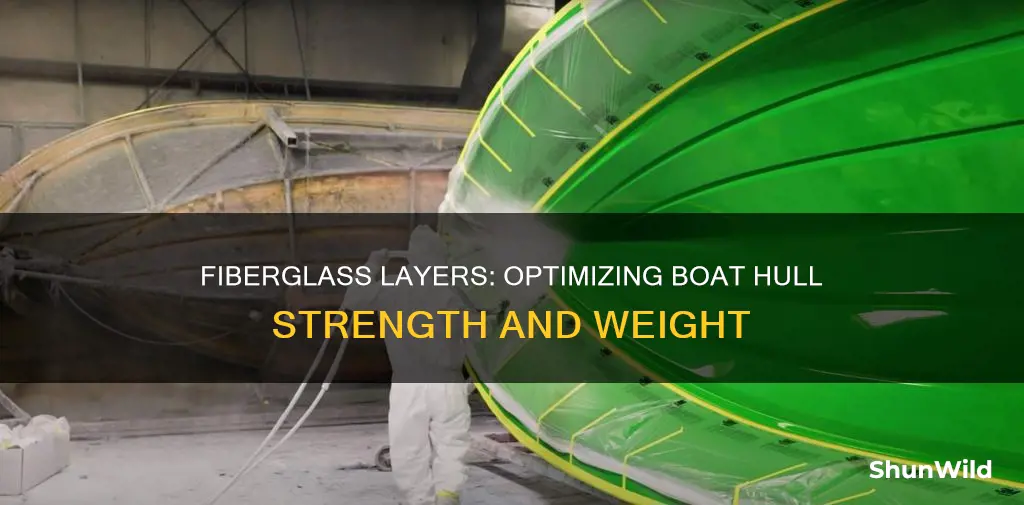 how many layers of fiberglass for boat hull