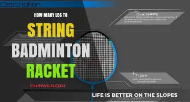 String Tension: Badminton Racket Weight and Performance