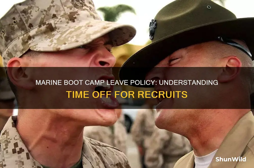 how many leaves does a marine in boot camp get