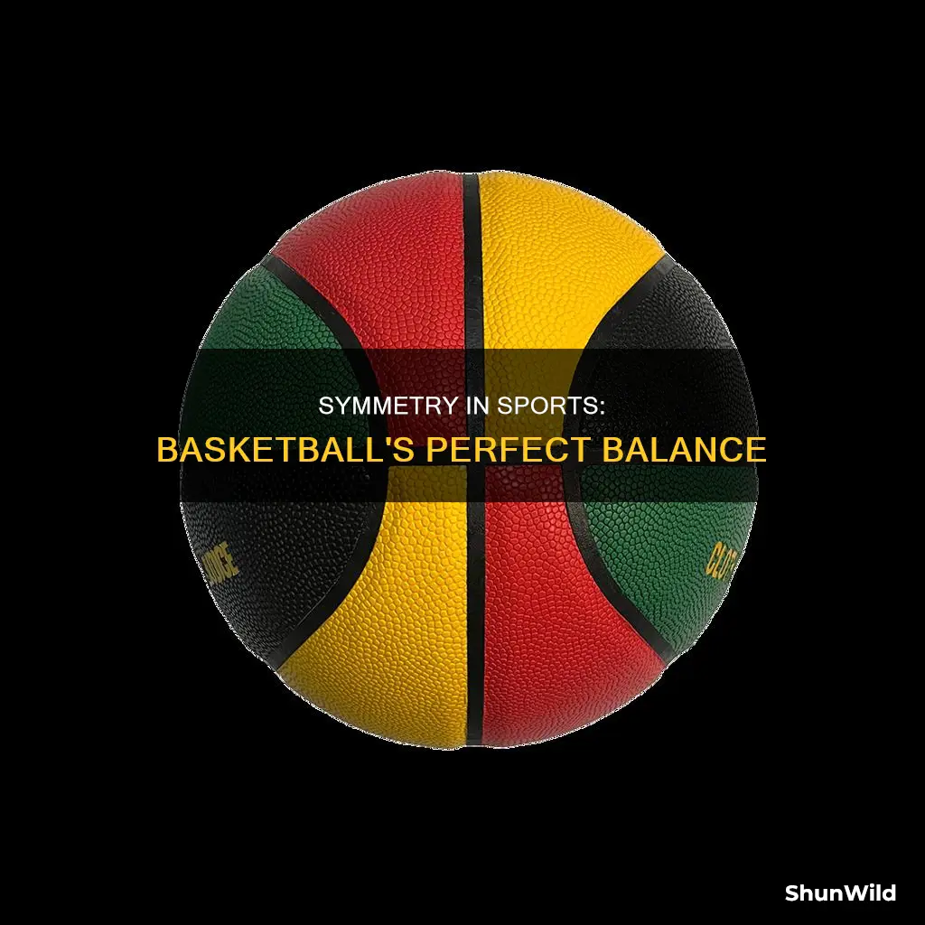 how many lines of symmetry does a basketball have