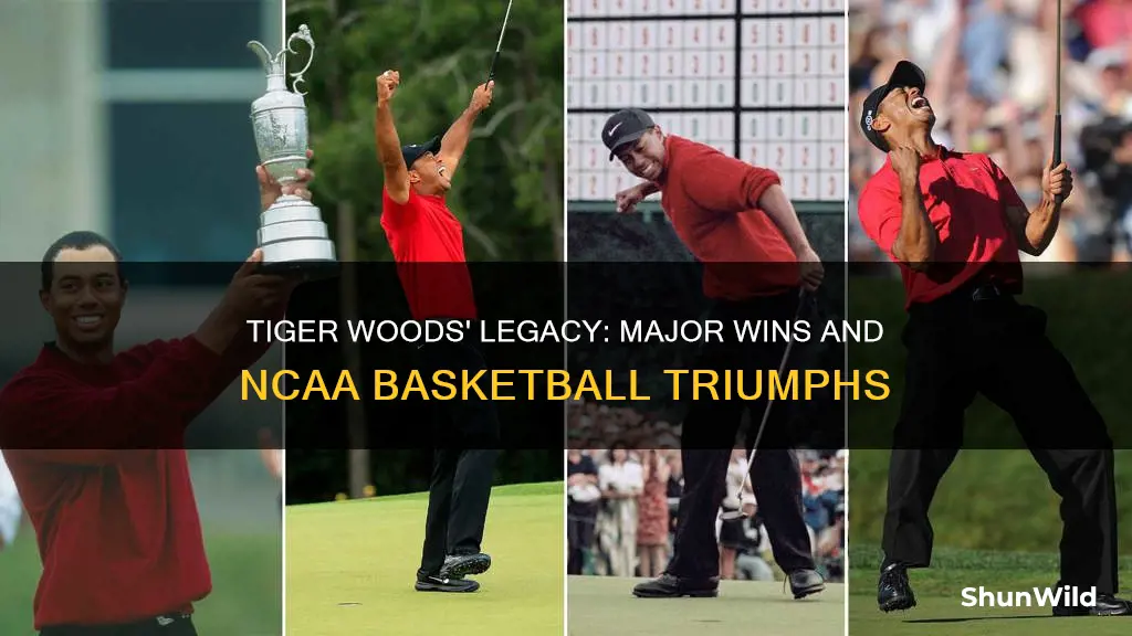 how many majors has tiger woods wonncaa basketball scores