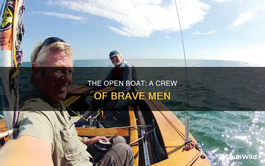 how many men were in the open boat