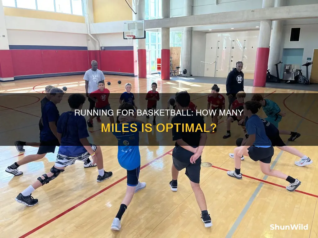 how many miles a week should i run for basketball