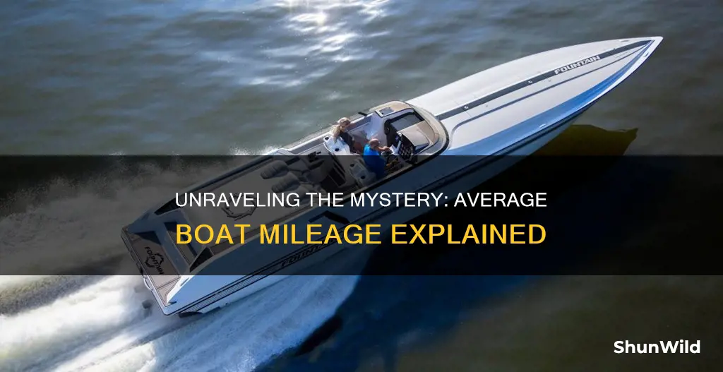 how many miles does an average boat go