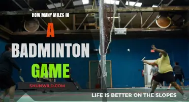 Badminton Matches: How Many Miles Are Covered?