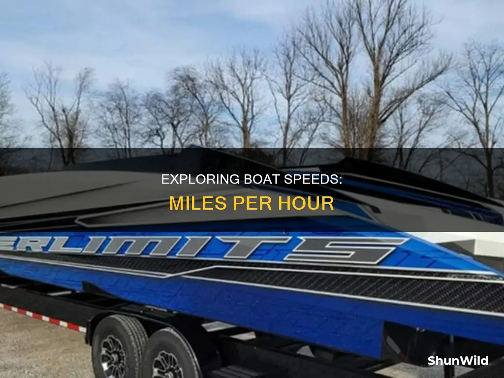 how many miles per hour does a boat go
