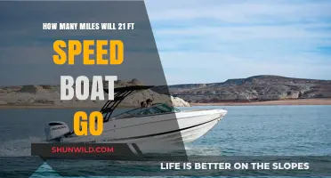 Unleash the Power: Miles and More with Your 21-Foot Speed Boat